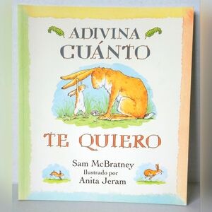 Paperback "Adivina cuánto te quiero" Spanish Edition